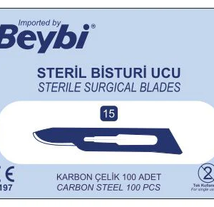 BEYBİ - BİSTÜRİ NO:15 - 1 Kutu (100 adet)